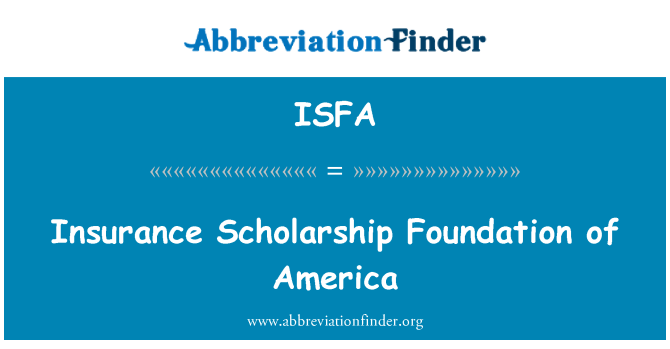 ISFA: Forsikring stipend fundament Amerikas