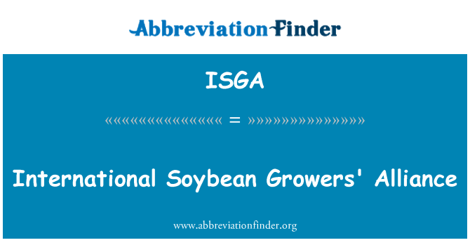 ISGA: Alyans plantè du entènasyonal yo