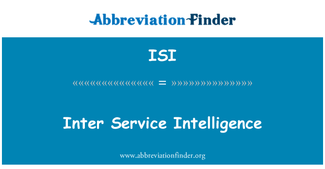 ISI: Servei d'intel·ligència d'Inter