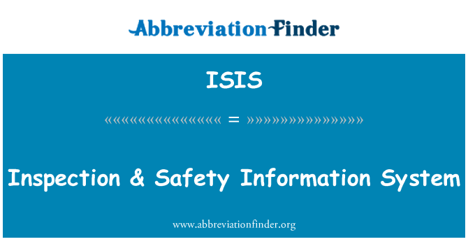 ISIS: Enspèksyon & sistèm enfòmasyon sekirite