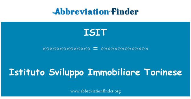ISIT: 意大利人口发展 Immobiliare 塞内塞