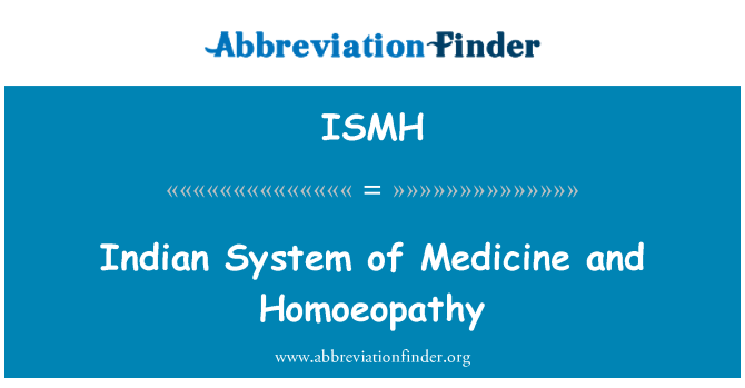 ISMH: Endyen sistèm medikaman ak Homoeopathy