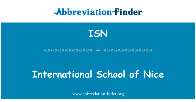 ISN: International School Nizzan