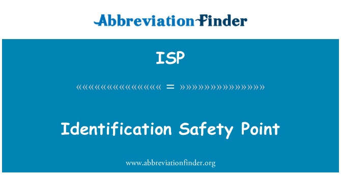 ISP: Identifikácia bezpečnostných bod