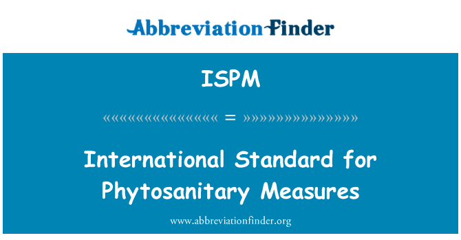 ISPM: L-istandard internazzjonali għall-miżuri fitosanitarji