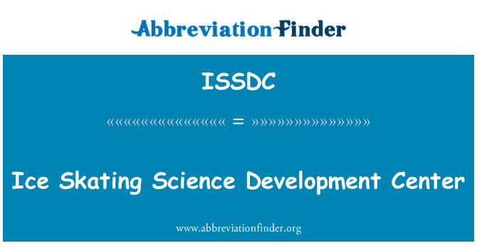 ISSDC: Pusat Pembangunan Sains Luncur ais