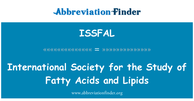ISSFAL: 国際脂肪酸・脂質の研究会