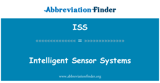 ISS: Intelligente sensorsystemen