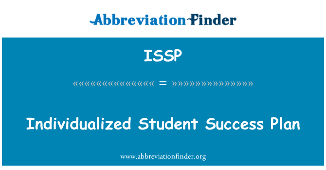 ISSP: Pla d'èxit individualitzada