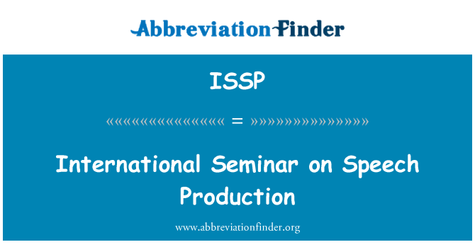 ISSP: Séminaire entènasyonal sou diskou pwodiksyon