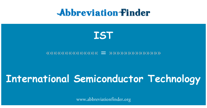 IST: 国際半導体技術