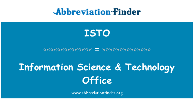 ISTO: Informaatiotieteiden & tekniikka Office