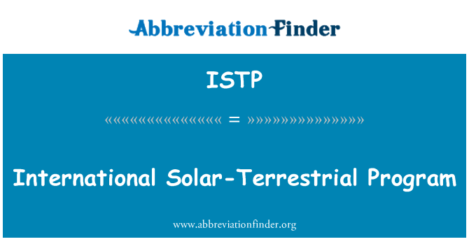 ISTP: Il-programm tax-xemx-terrestri internazzjonali