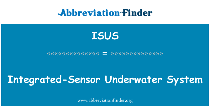 ISUS: Sistem air terpadu-Sensor