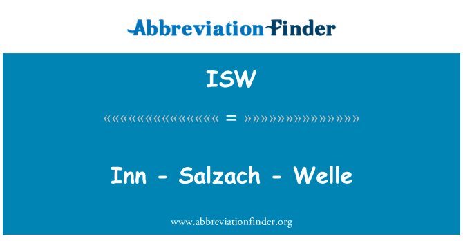 ISW: Inn - Salzach - Welle