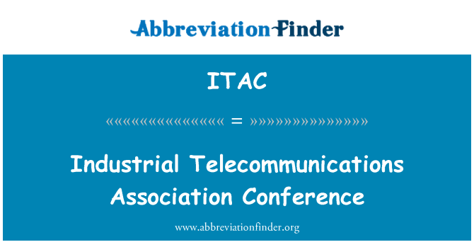 ITAC: 정보 통신 산업 협회 회의