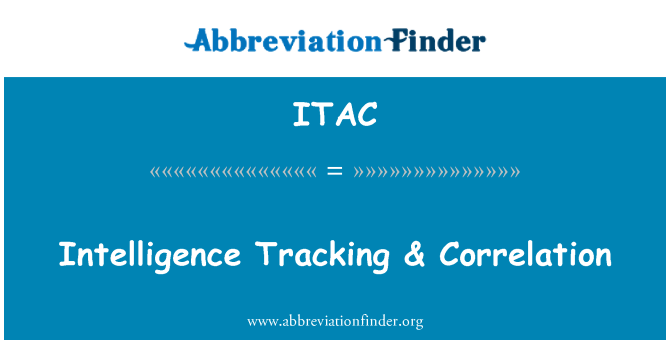 ITAC: سراغ کاری انٹیلی جنس & لزوم