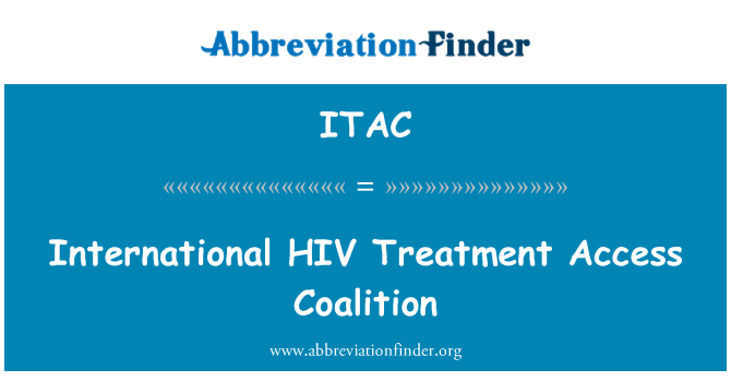 ITAC: International HIV traitement accès Coalition