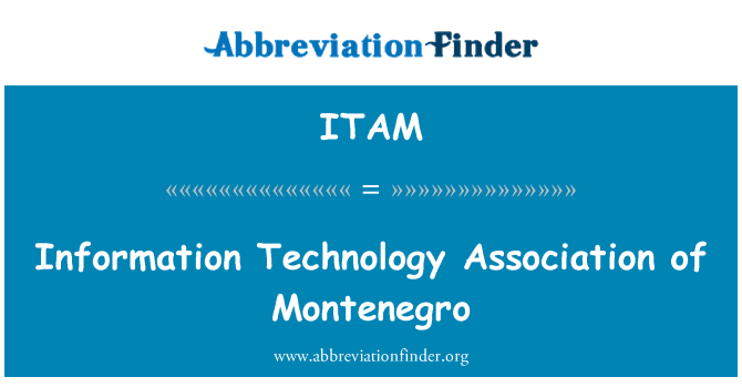 ITAM: Assoċjazzjoni ta ' teknoloġija tal-informazzjoni tal-Montenegro