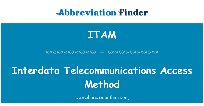 ITAM: Interdata tat-telekomunikazzjonijiet aċċess metodu