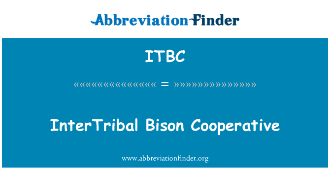 ITBC: InterTribal Bison Cooperative