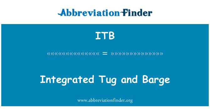 ITB: Интегрированный буксира и баржи