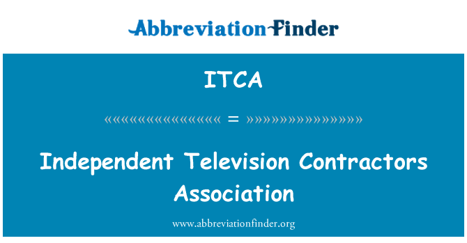 ITCA: Uafhængige tv-Contractors Association