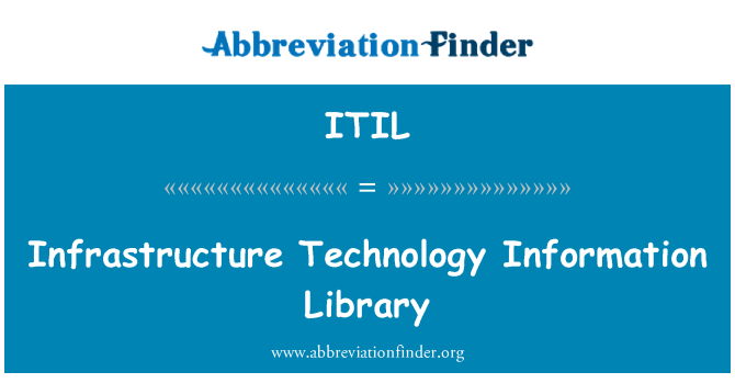 ITIL: Infrastructure Technology Information Library