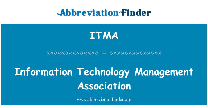 ITMA: رابطة إدارة تكنولوجيا المعلومات