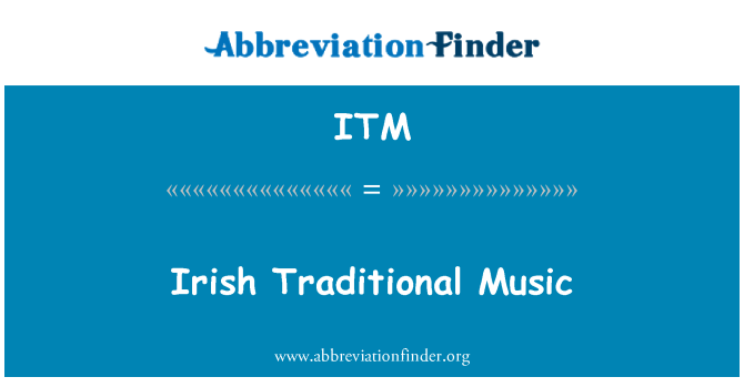 ITM: Irská tradiční hudba