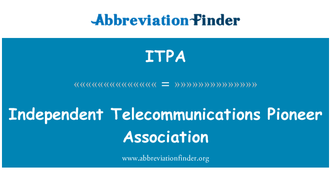 ITPA: האגודה פיוניר תקשורת עצמאית