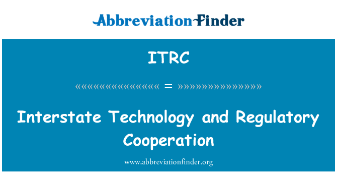 ITRC: 州际技术和监管合作
