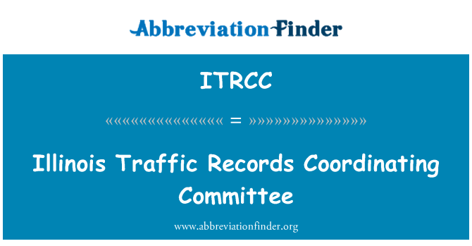 ITRCC: Illinois Traffic Records Coordinating Committee