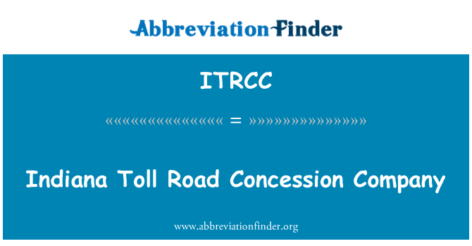 ITRCC: Indiana Toll Road koncessziós társaság