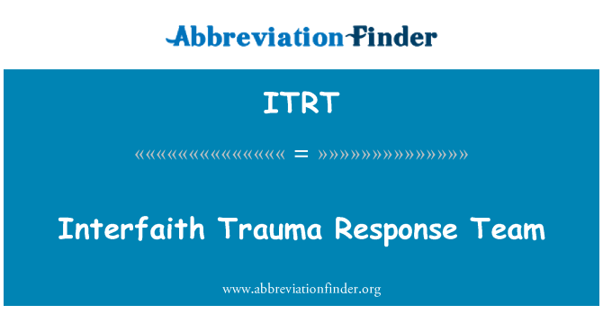 ITRT: Skwadra ta ' rispons interfaith t-trawma