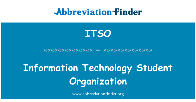 ITSO: Information Technology Student Organization