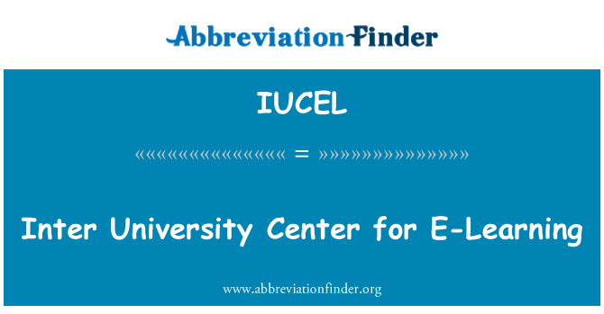 IUCEL: Inter University Center E-õppes