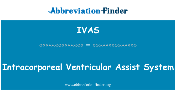 IVAS: Intracorporeal ventrikkel Assist System