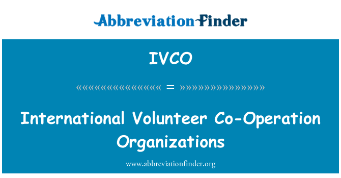 IVCO: Mezinárodní dobrovolnické spolupráce organizace