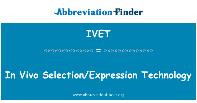 IVET: در تکنولوژی Vivo انتخاب در بیان