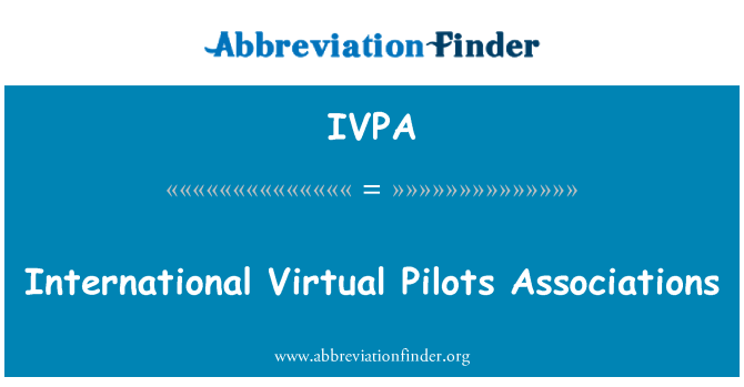 IVPA: Asosiyasyon pilòt Virtuel entènasyonal yo