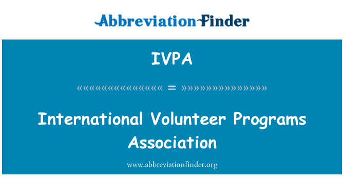 IVPA: Asociación de programas de voluntariado internacional