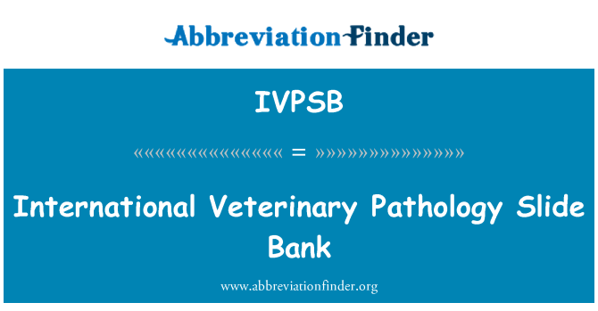 IVPSB: Banco de Slide de Internacional de Patologia veterinária