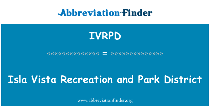 IVRPD: Isla Vista ricreazione e Park District