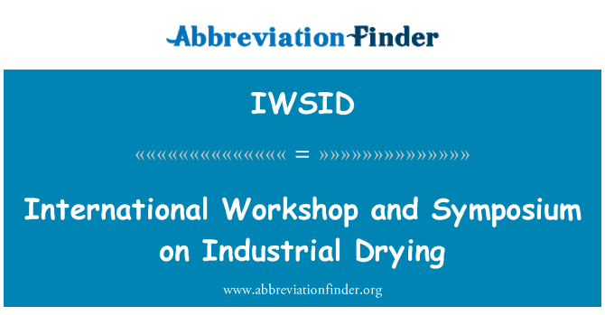 IWSID: برگزاری کارگاه آموزشی و سمپوزیوم در تمیز کردن تجهیزات