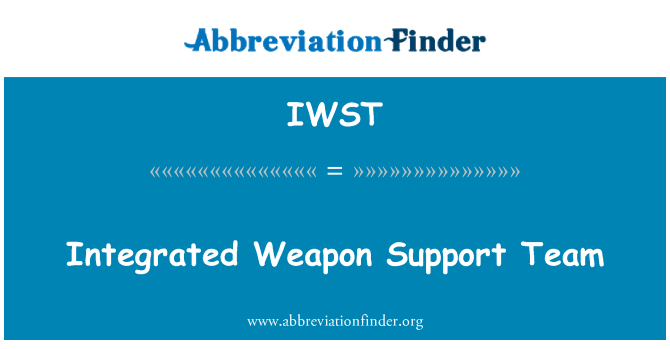 IWST: Integrált fegyver Support Team