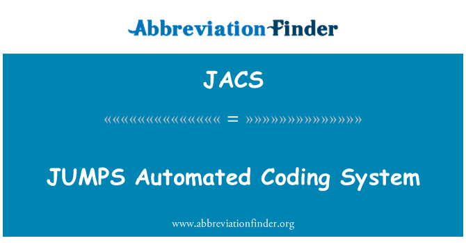 JACS: 跳自动编码系统