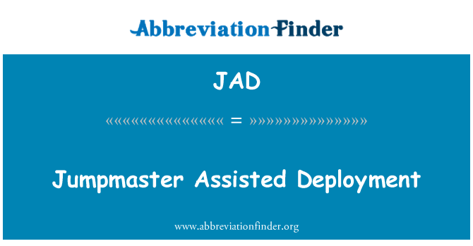 JAD: Largueur assisté de déploiement