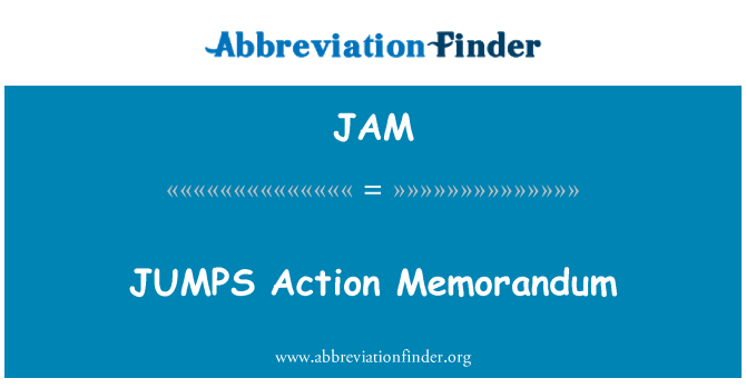 JAM: Memorandum ta ' l-azzjoni JUMPS