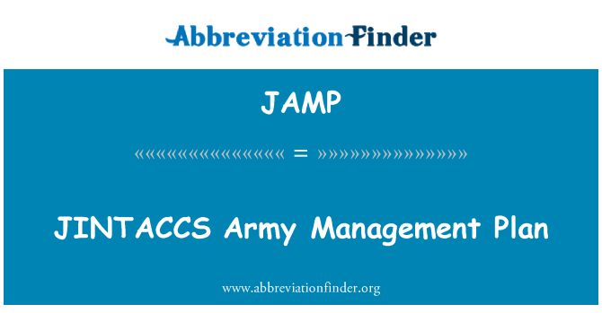 JAMP: Plán řízení armády JINTACCS